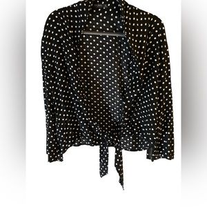 ZARA polka dot blouse XL